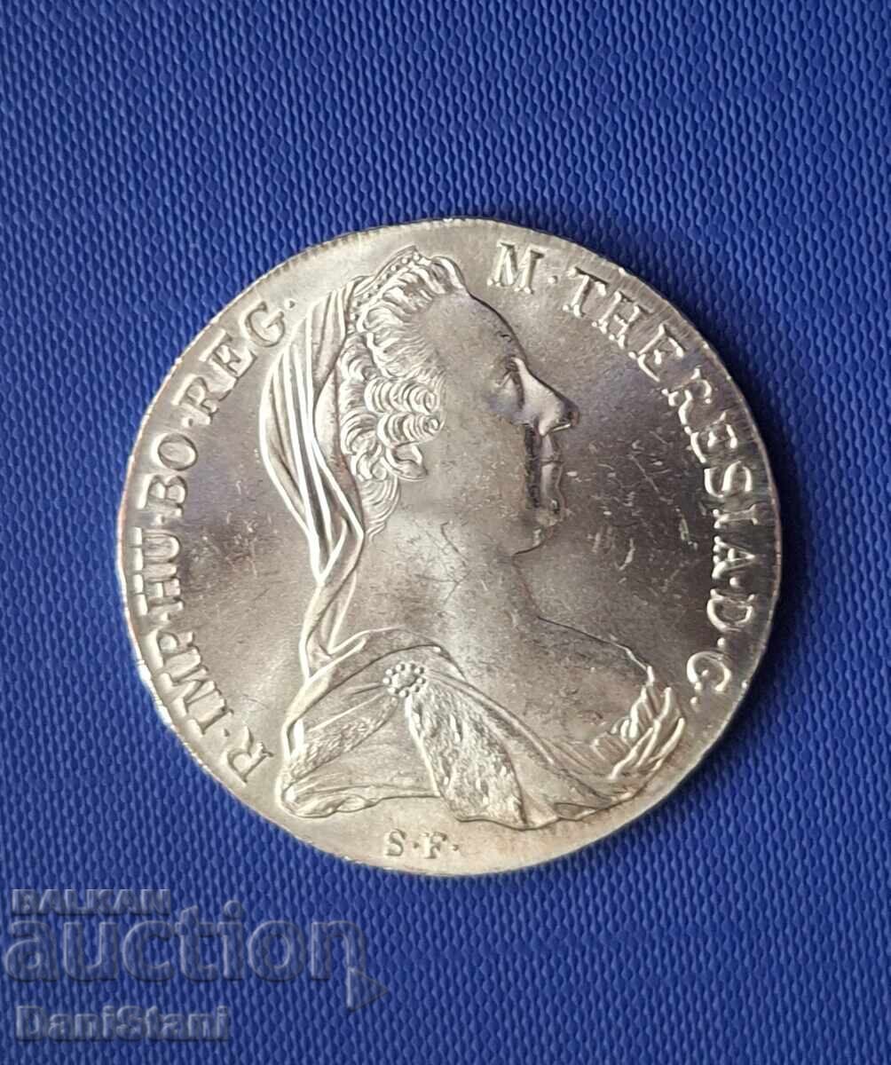 1 Taler 1780. Maria Tereza /rebatere UNC /