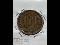 100 pesos 1992 Chile
