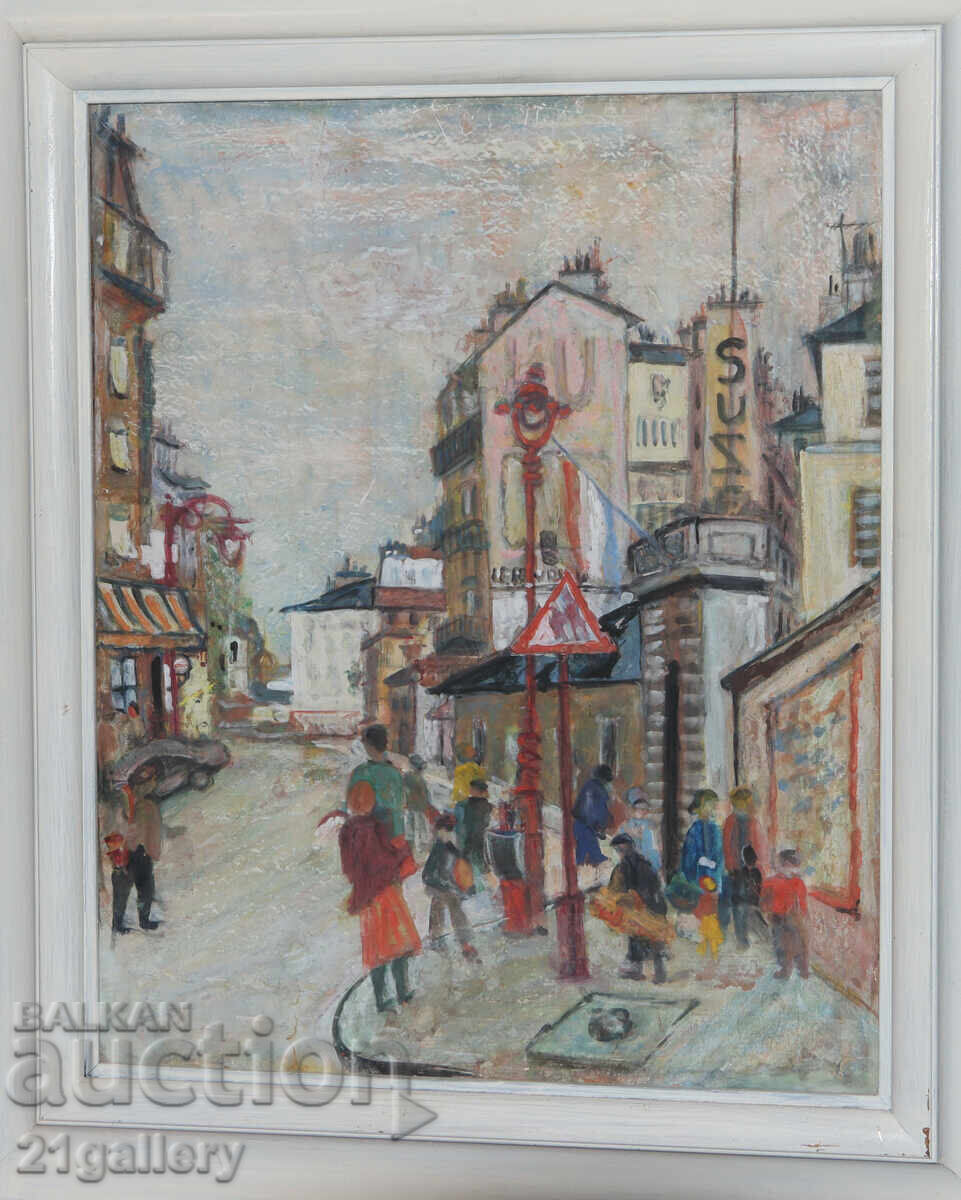 Georgi Bakardzhiev ( 1899 - 1972 ) landscape from Paris with price € 1100.00 | 2151.42 BGN