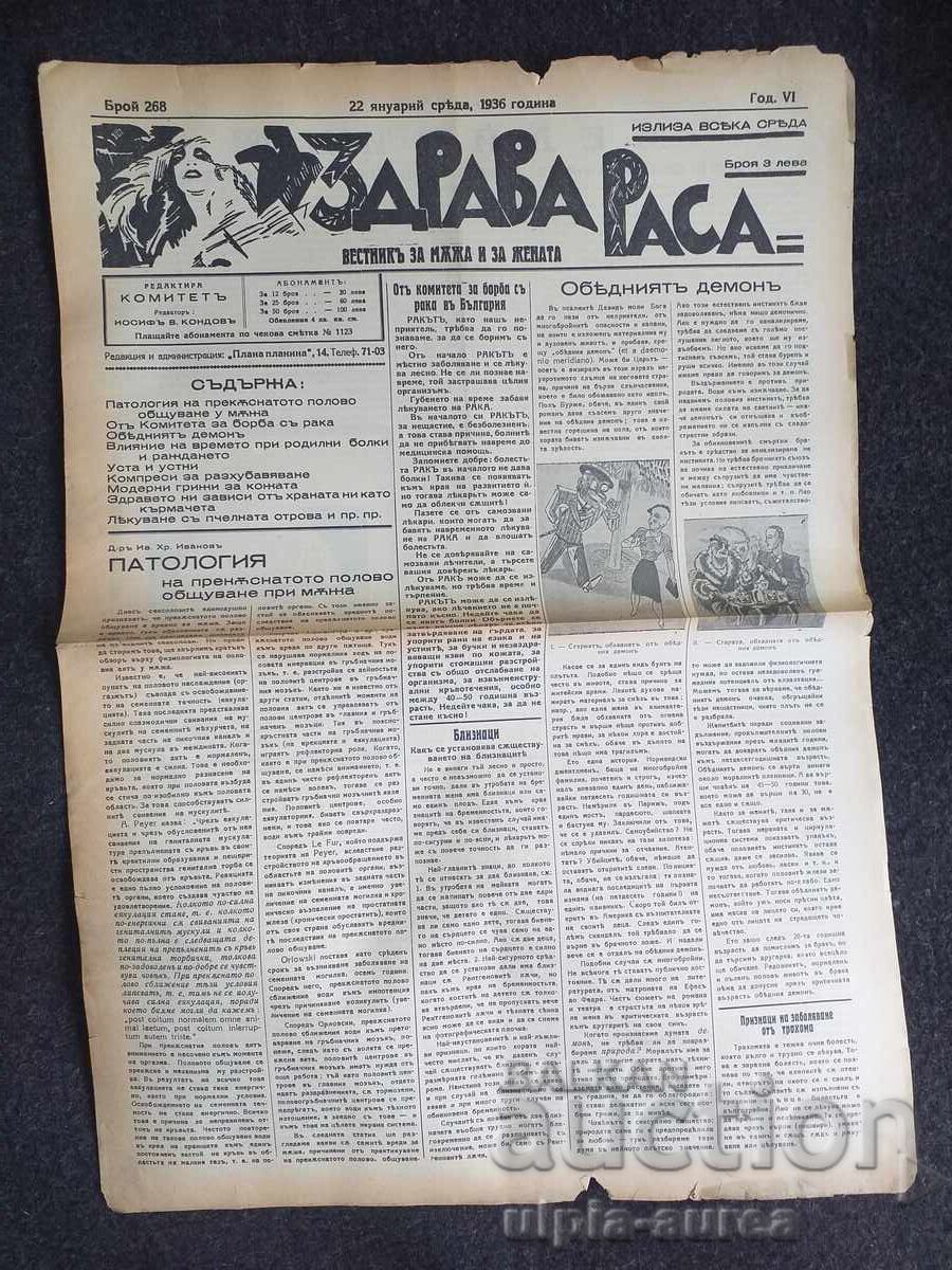 1936 RASĂ SĂNĂTOASĂ 1936 RASĂ SĂNĂTOASĂ