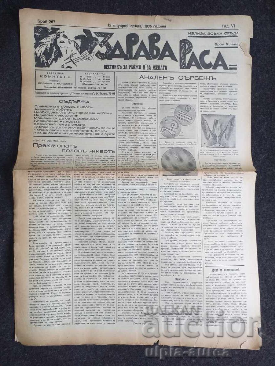 1936 RASĂ SĂNĂTOASĂ 1936 RASĂ SĂNĂTOASĂ