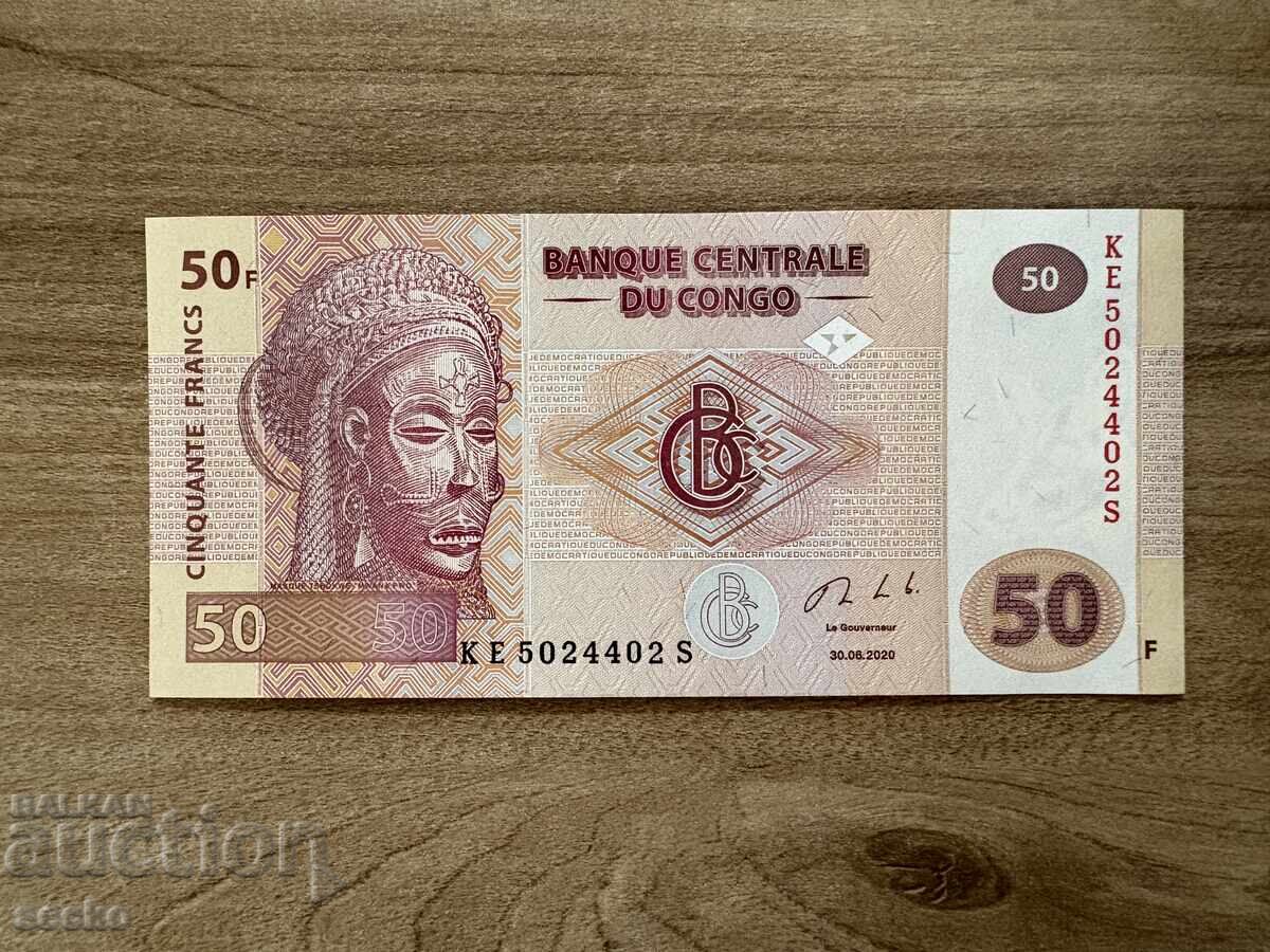 Κονγκό - 50 φράγκα (2020) UNC