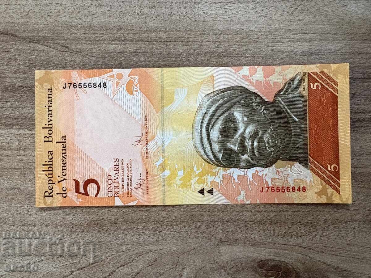 Βενεζουέλα - 5 Μπολίβαρ (2009) UNC