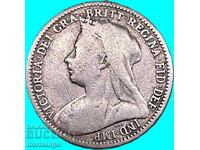 Великобритания 3 пенса 1896 MAUNDY Виктория сребро - рядка