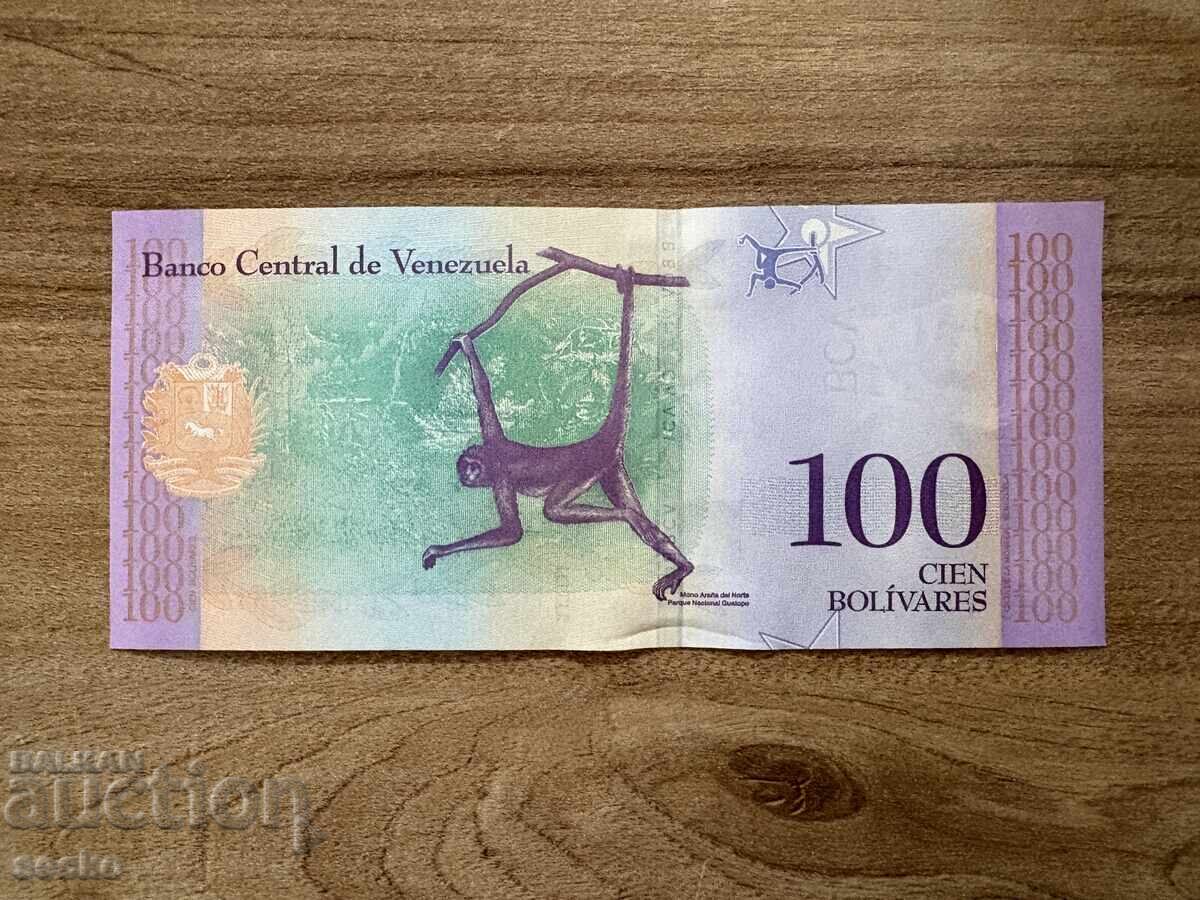 Venezuela - 100 bolivari (2018) UNC cu preț € 0.65 | 1.27 BGN
