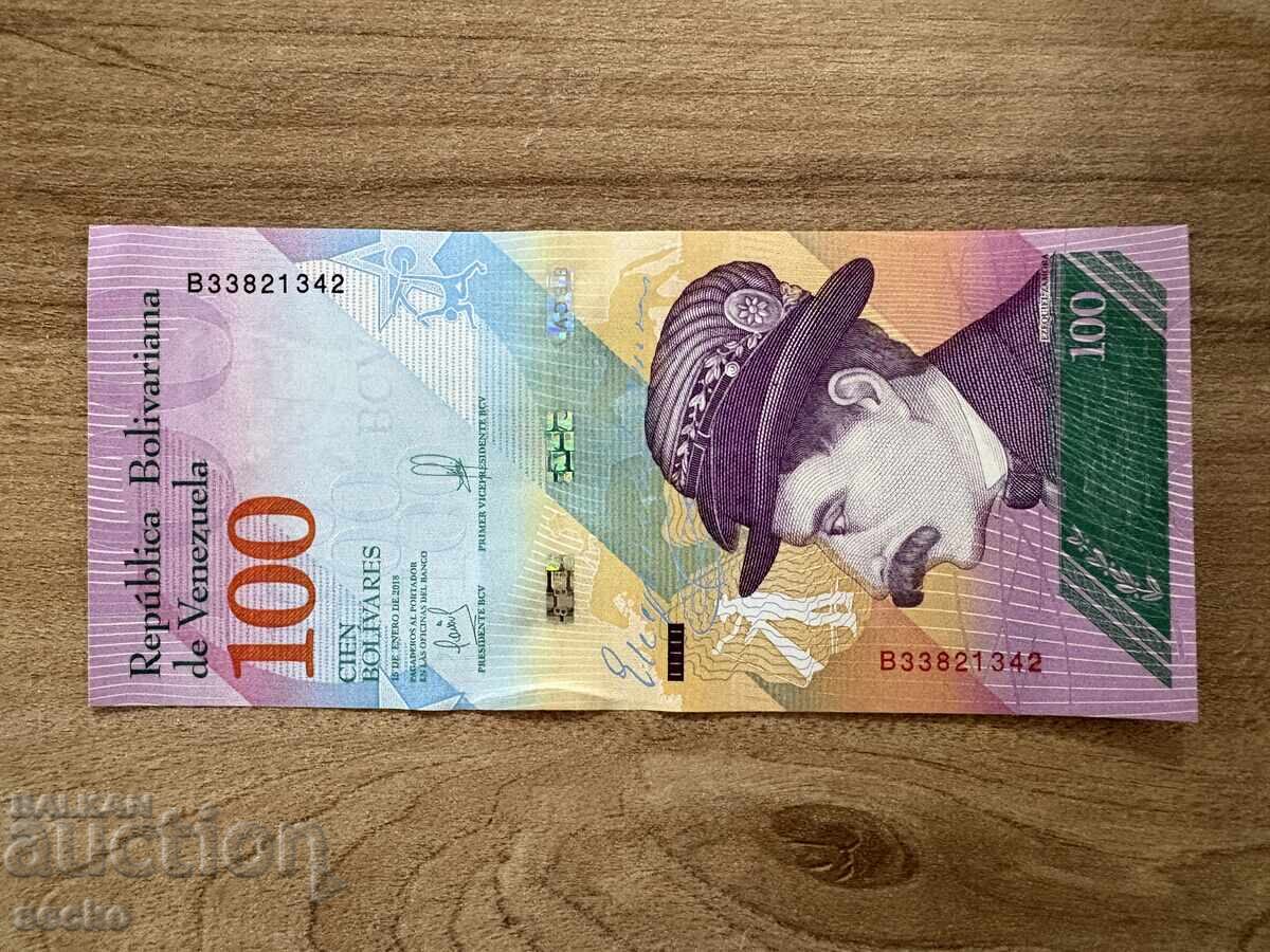 Venezuela - 100 bolivari (2018) UNC
