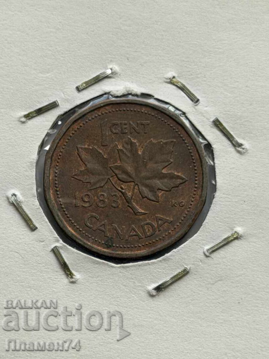 1 cent 1983 Canada cu preț € 1.00 | 1.96 BGN