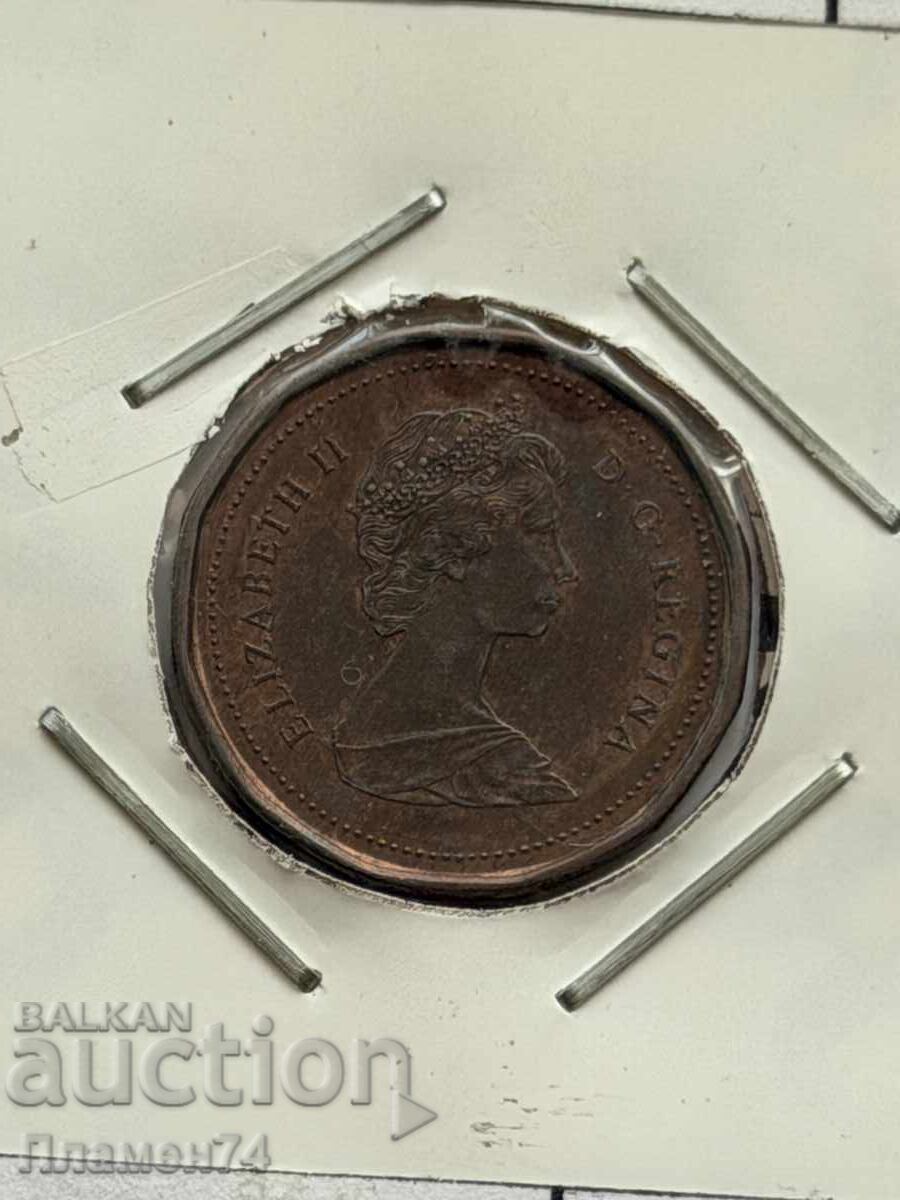 1 σεντ 1987 Καναδάς