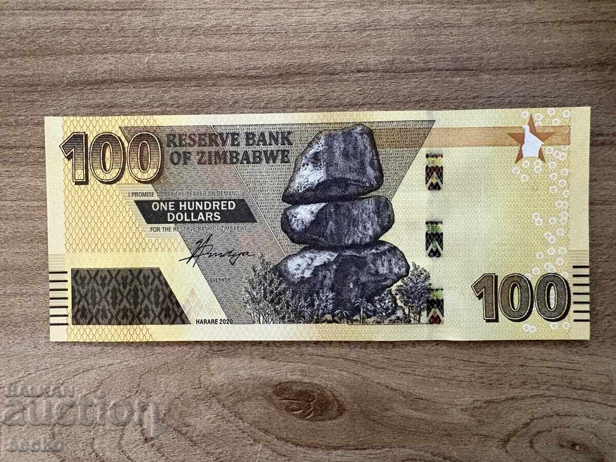 Zimbabwe - 100 dolari (2020) UNC