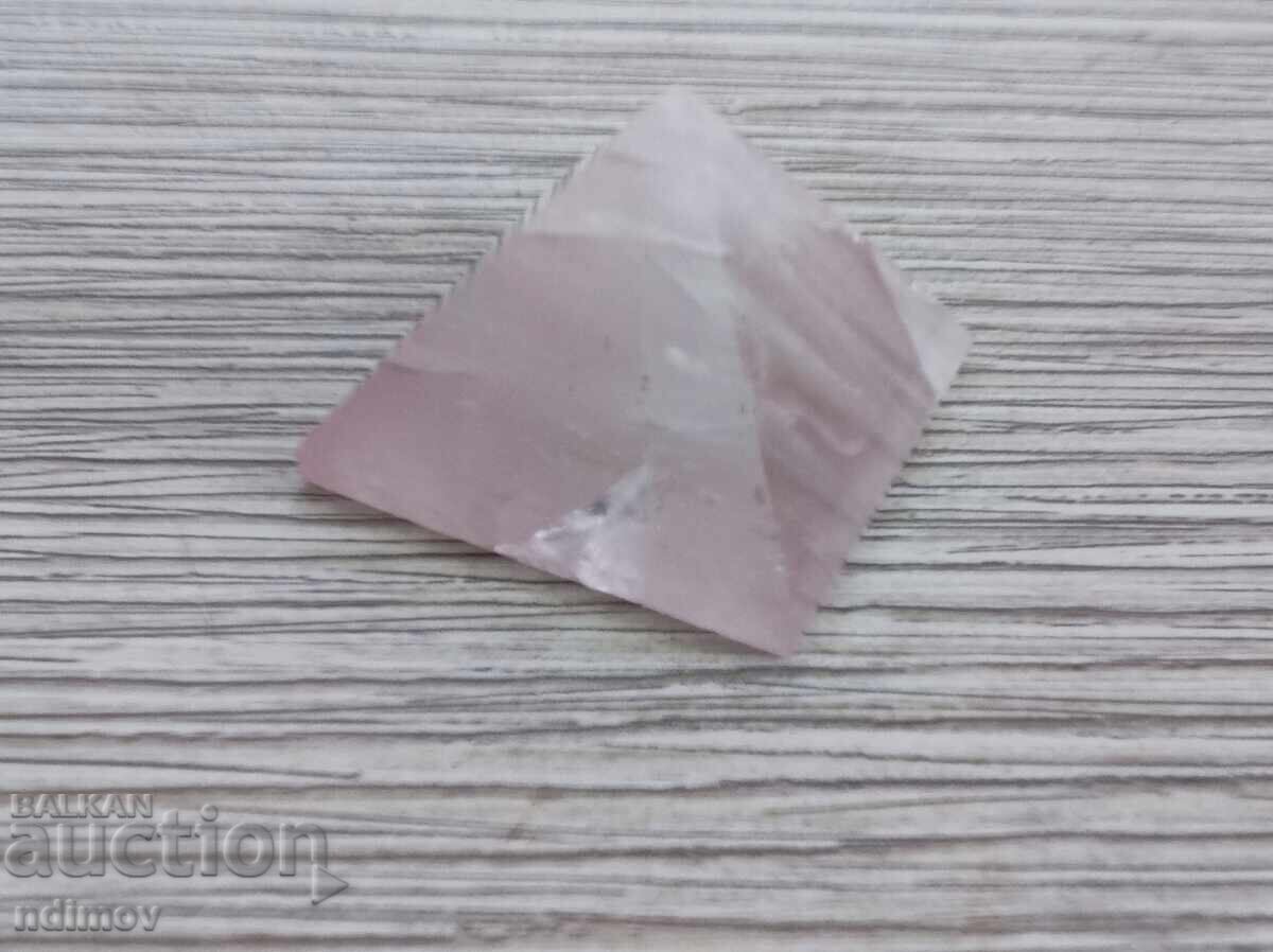 Licitație Piramidă cuarț roz 3,8 cm