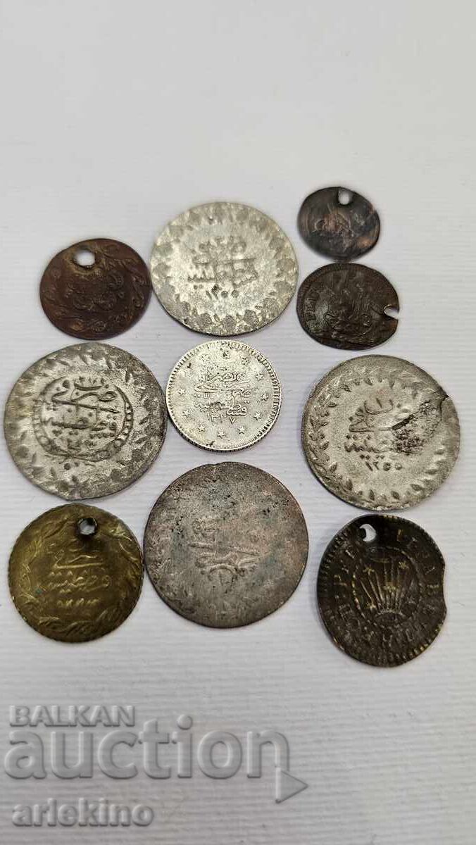 Lot of 10 pieces Old Turkish, European Coins, Coin with price € 12.00 | 23.47 BGN Lot of 10 pieces Old Turkish, European Coins, Coin with price € 12.00 | 23.47 BGN
