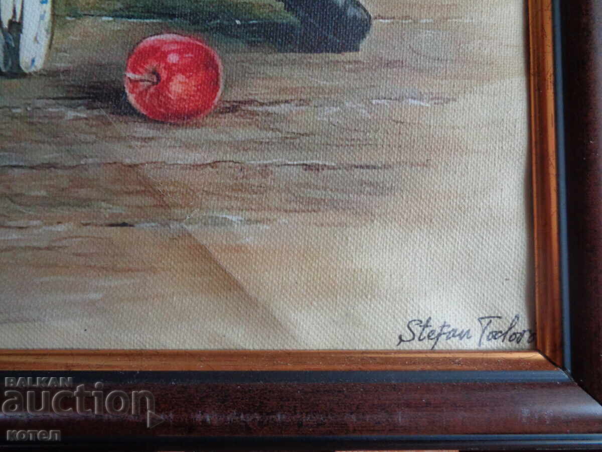 Livrarea Vând tablou decorativ artistic „Fată cu măr”