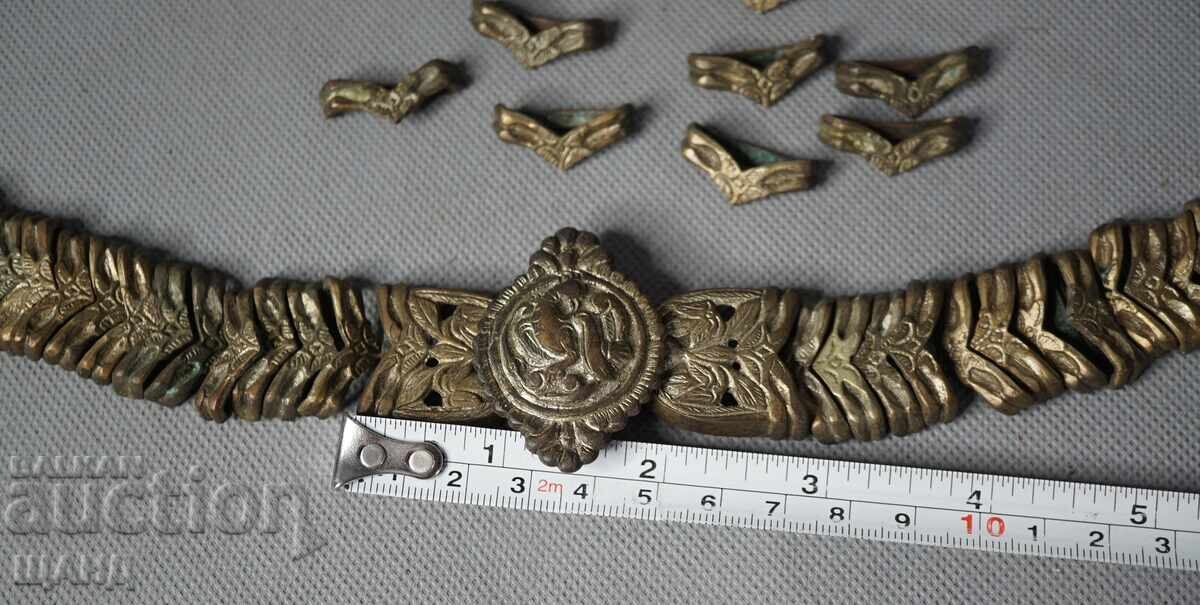 Authentic Revival-era pafta belt for folk costume - 5