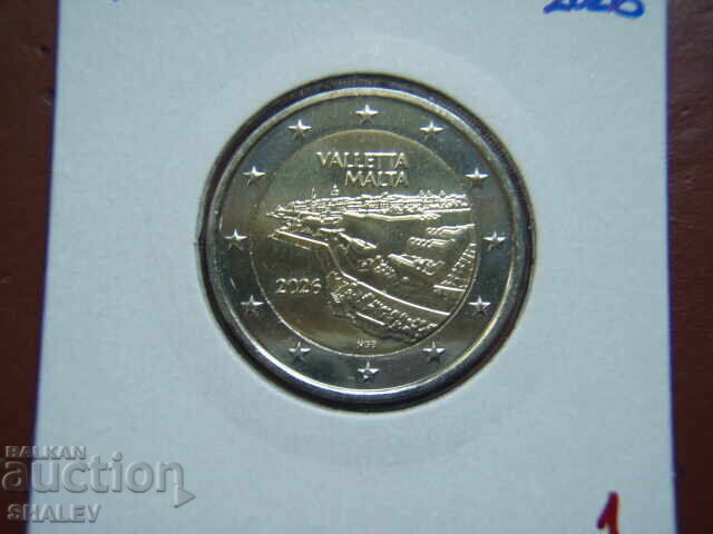 2 euro 2026 Malta "Valletta" (1) Unc (2 euro)