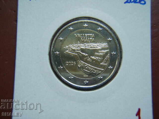 Livrarea 2 euro 2026 Malta "Valletta" (1) Unc (2 euro) Livrarea 2 euro 2026 Malta "Valletta" (1) Unc (2 euro)