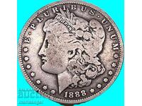 1 dolar 1888 SUA - replică argintată