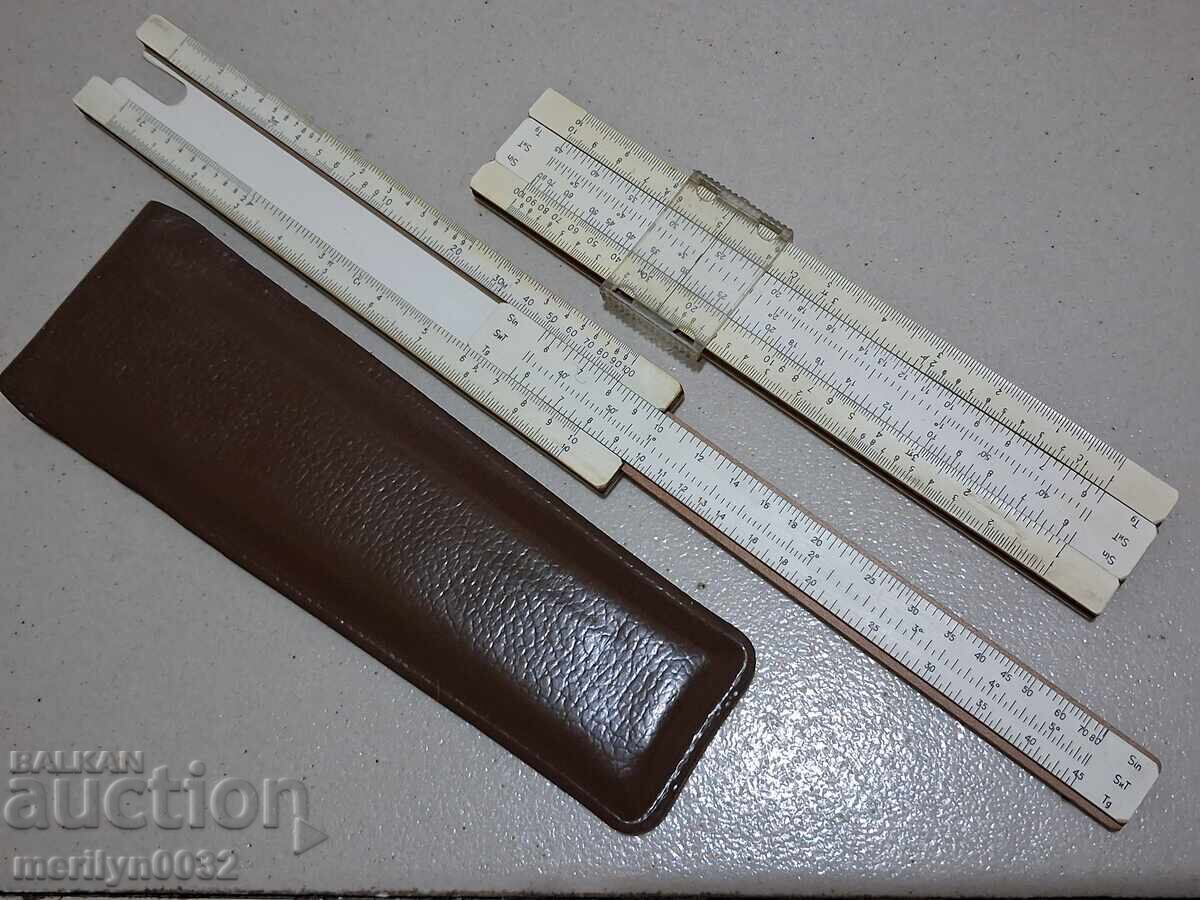 Licitație Rigle de calcul riglă de desen Leningrad URSS Licitație Rigle de calcul riglă de desen Leningrad URSS