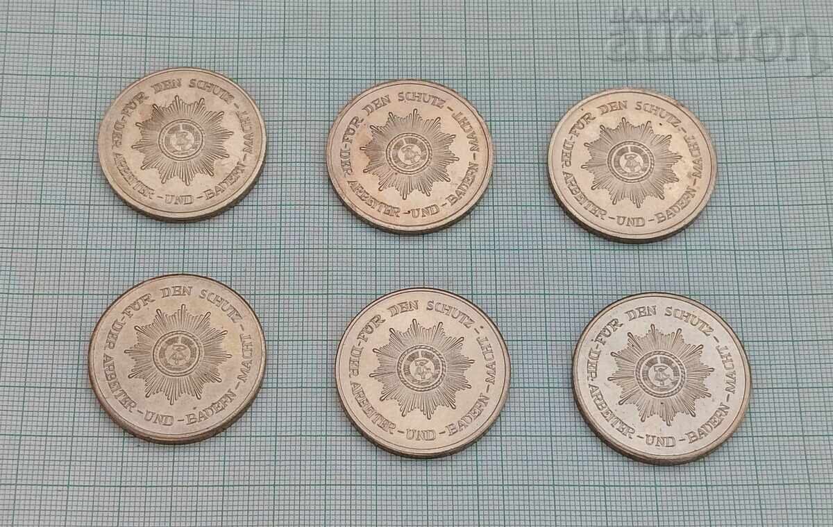 ARMATA POLIȚIE RDG GERMANIA PLACHETĂ LOT 6 BUCĂȚI cu preț € 13.00 | 25.43 BGN