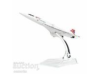 Concorde airplane model metal British Airways Concorde