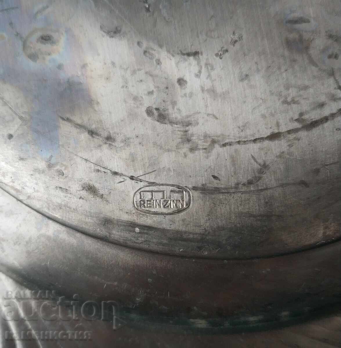 Κασσιτερένιο πιάτο, για τοίχο ή διακόσμηση (2) με τιμή € 3.00 | 5.87 BGN
