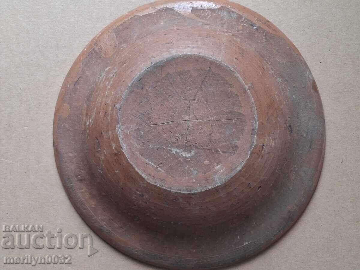 Livrarea Oală veche de lut, ceramică, farfurie