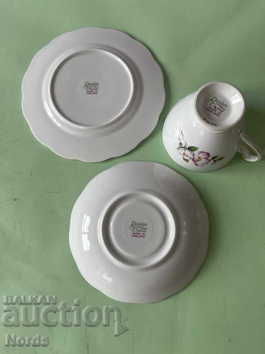 Set englezesc vintage Roslyn din trei piese - 6 Set englezesc vintage Roslyn din trei piese - 6