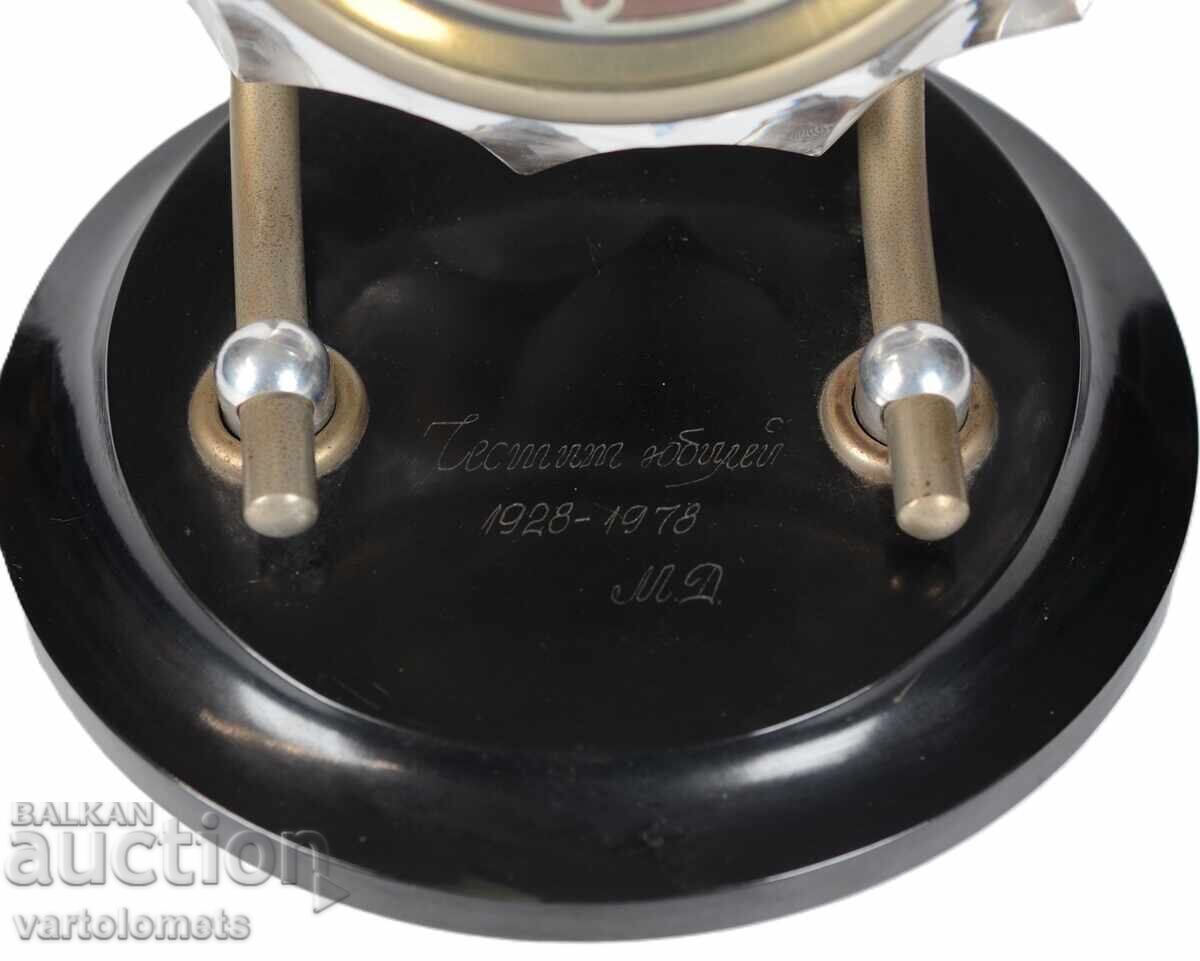 Delivery of Mayak Crystal Weekly Mechanical Clock USSR - working Delivery of Mayak Crystal Weekly Mechanical Clock USSR - working
