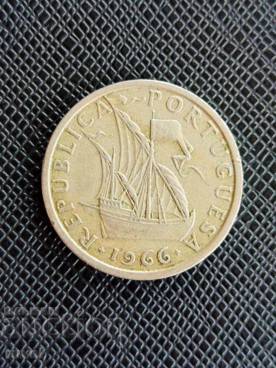 Portugalia 5 escudos, 1966 cu preț € 0.35 | 0.68 BGN Portugalia 5 escudos, 1966 cu preț € 0.35 | 0.68 BGN