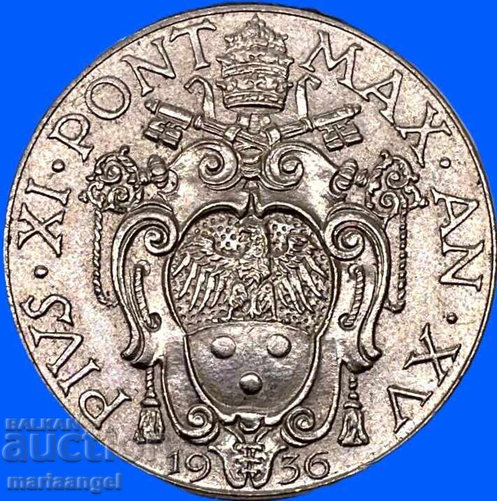 2 lire 1936 Vatican Vatican - 6