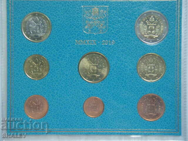 Vatican 2019 - 8 coin set Vaticana / RARE - Unc