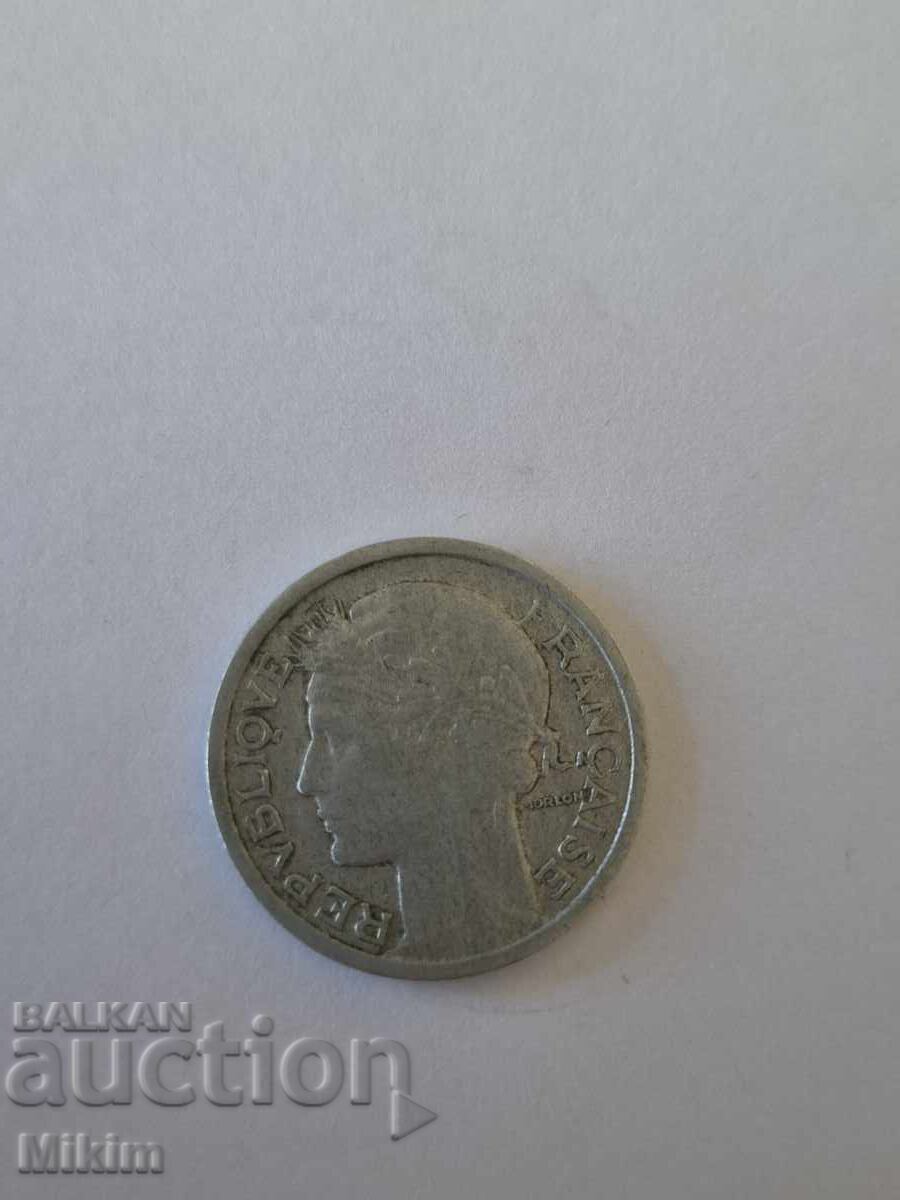 1 franc coin 1948 France with price € 0.11 | 0.22 BGN