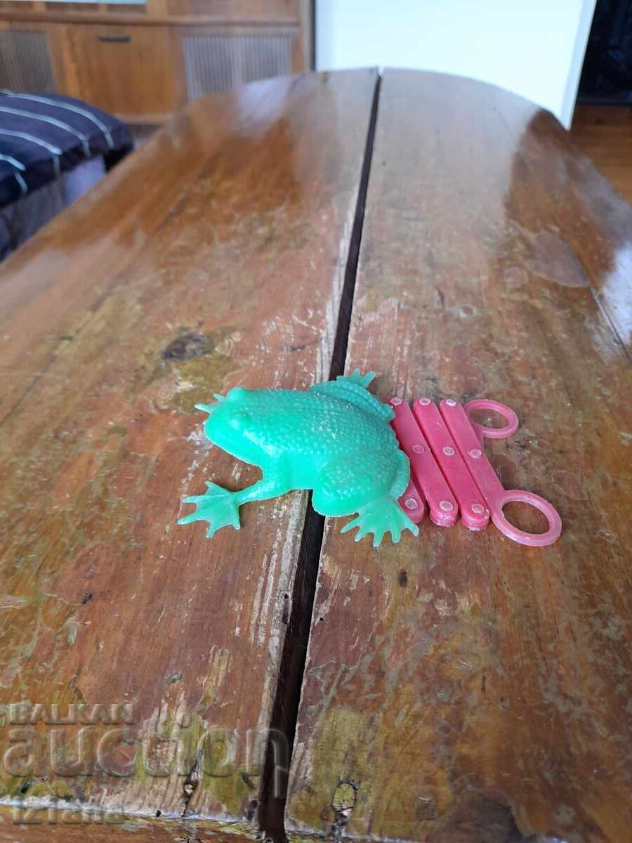Old toy Frog