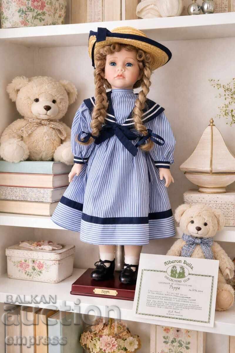Licitație Păpușă din porțelan Alberon Pippa
