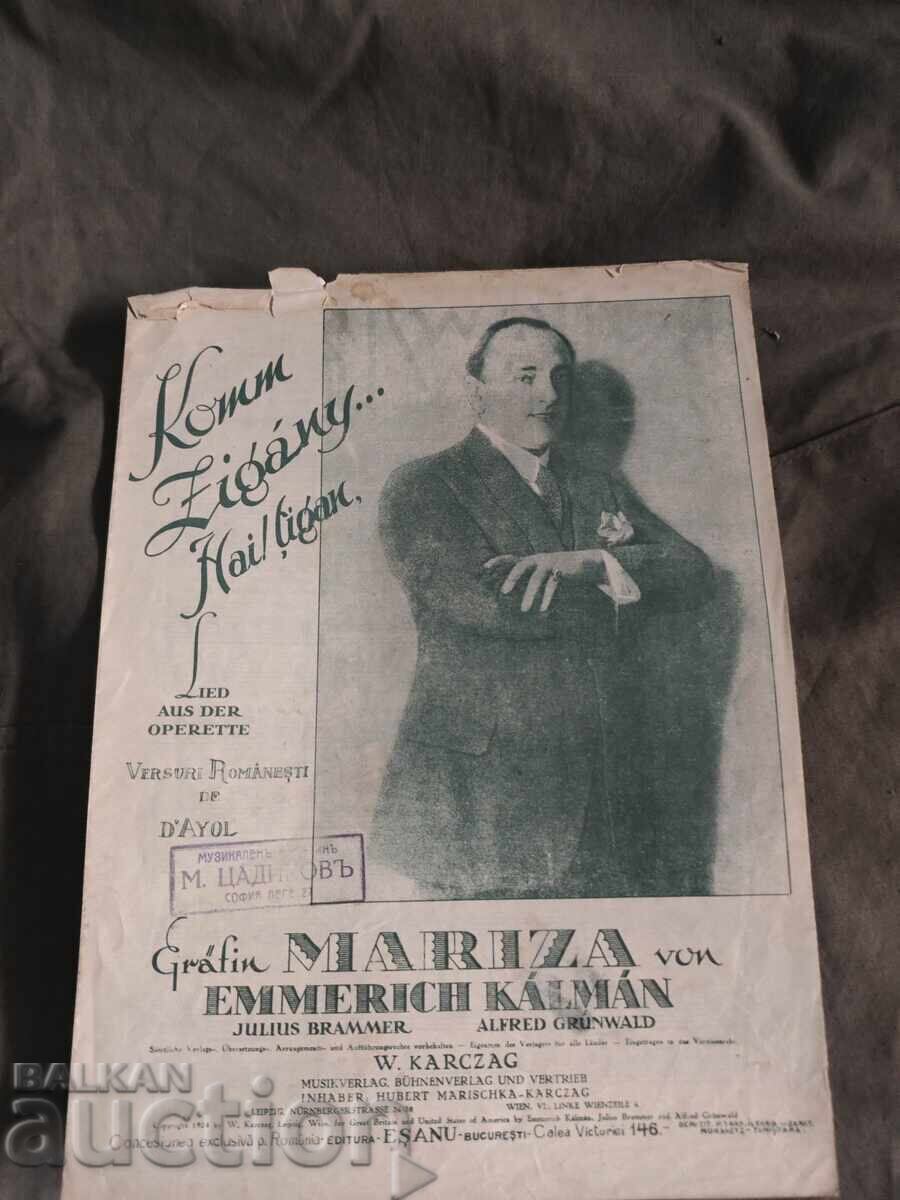 Komm Zigany - Emmerich Kálmán Contesa Mariza
