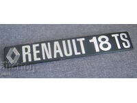 Παλιό έμβλημα Renault 18TS