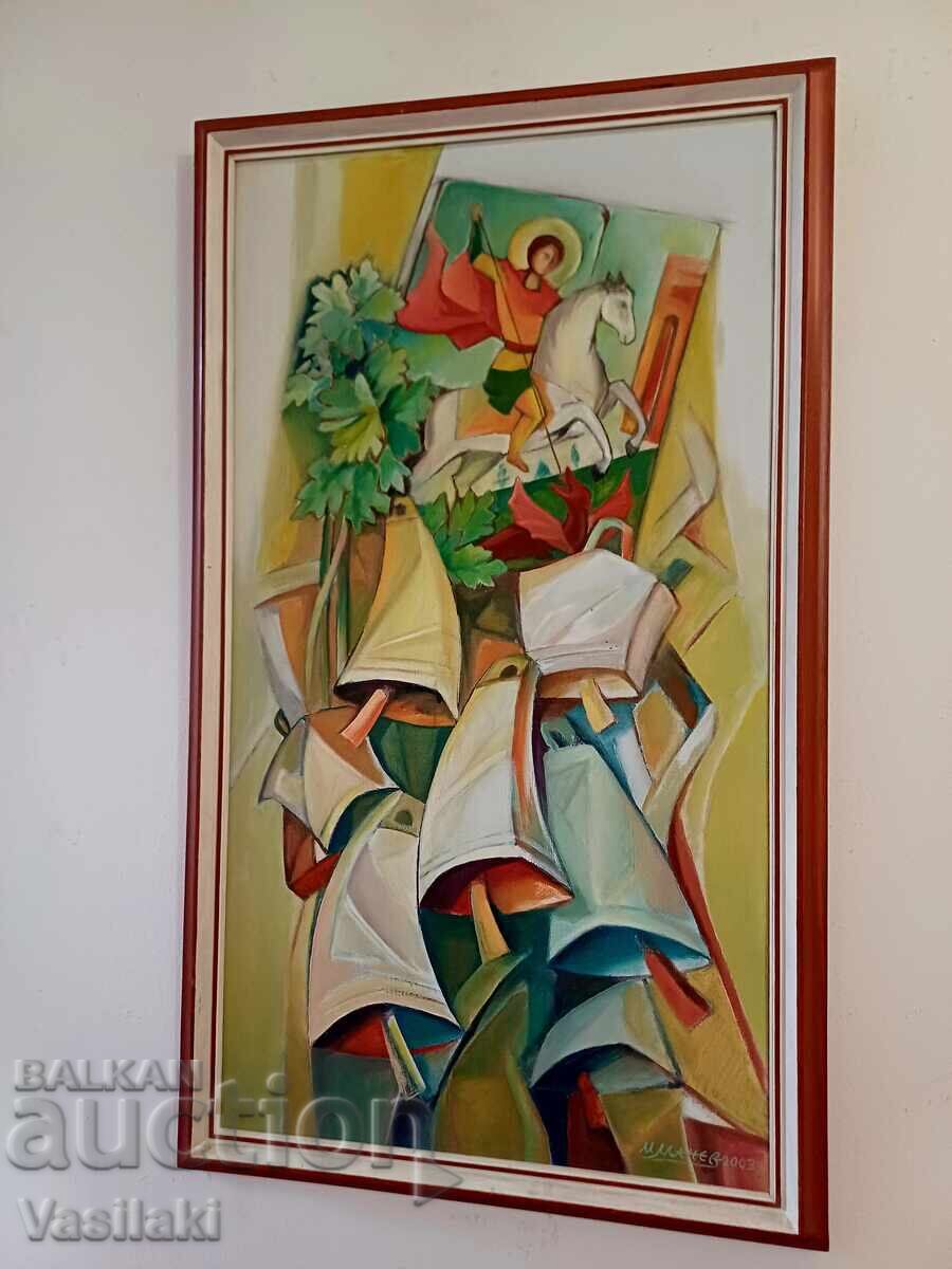 Beautiful painting by the famous Bulgarian artist Manyo Manev with price € 26.00 | 50.85 BGN