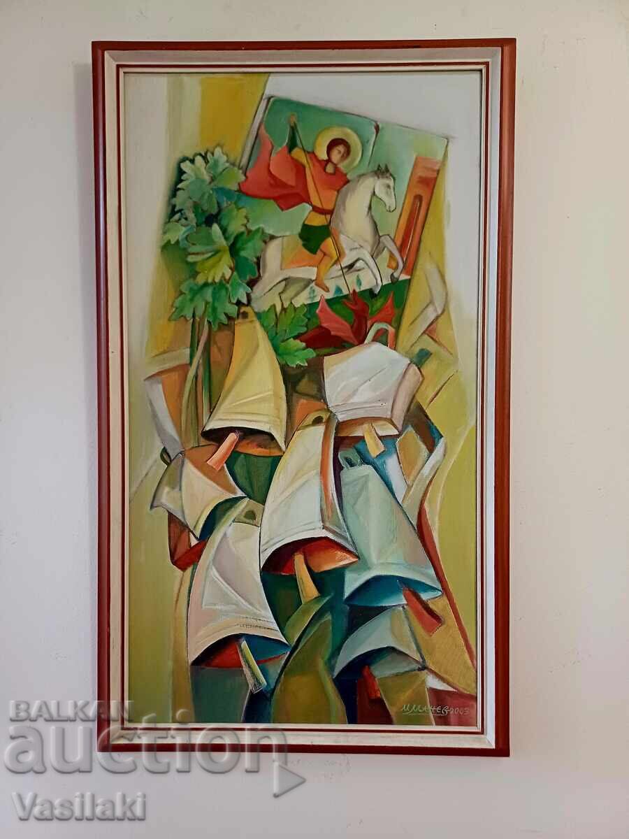 Beautiful painting by the famous Bulgarian artist Manyo Manev - 13