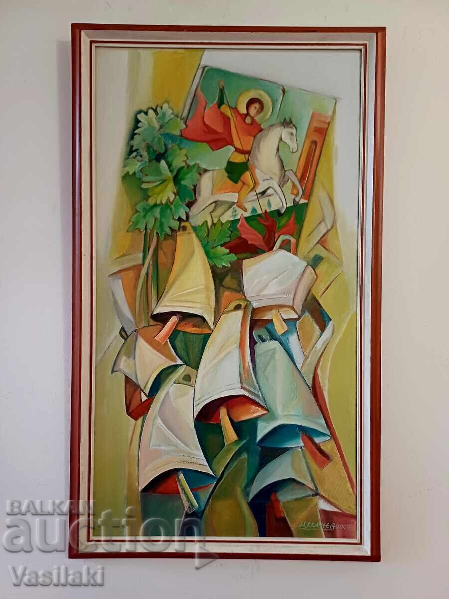 Beautiful painting by the famous Bulgarian artist Manyo Manev - 10