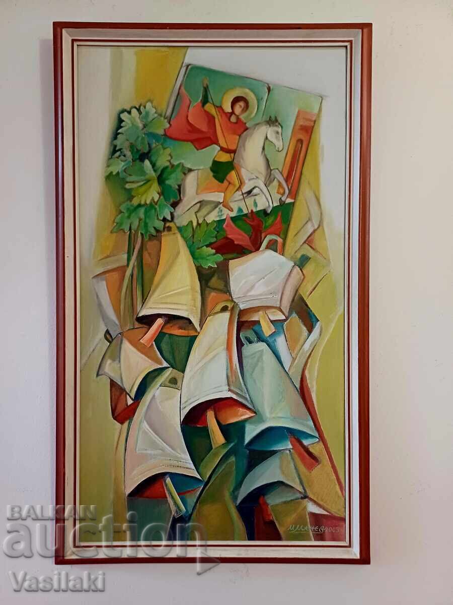 Beautiful painting by the famous Bulgarian artist Manyo Manev - 11