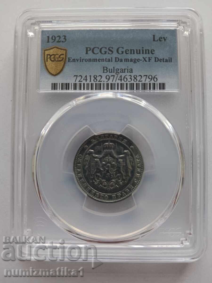 1 Lev 1923 PCGS XF Detail