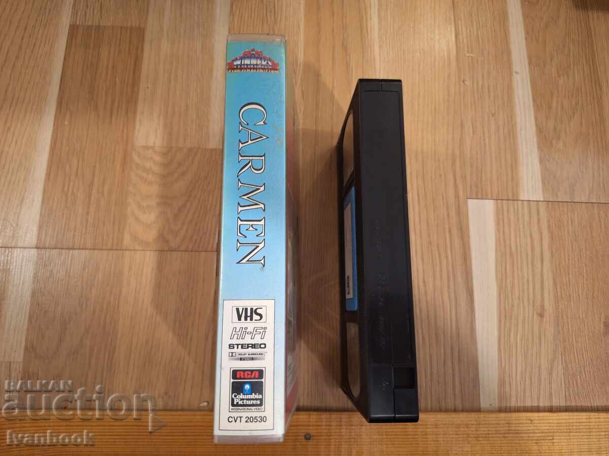 Видео касета VHS - Кармен с цена € 4.00 | 7.82 лв. Видео касета VHS - Кармен с цена € 4.00 | 7.82 лв.
