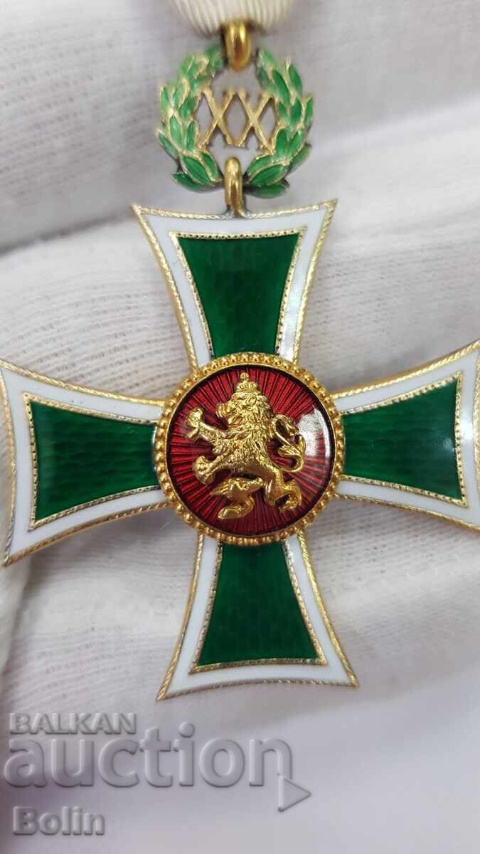 Livrarea Ordin Militar Regal pentru 20 de ani de serviciu excelent - Boris al III-lea