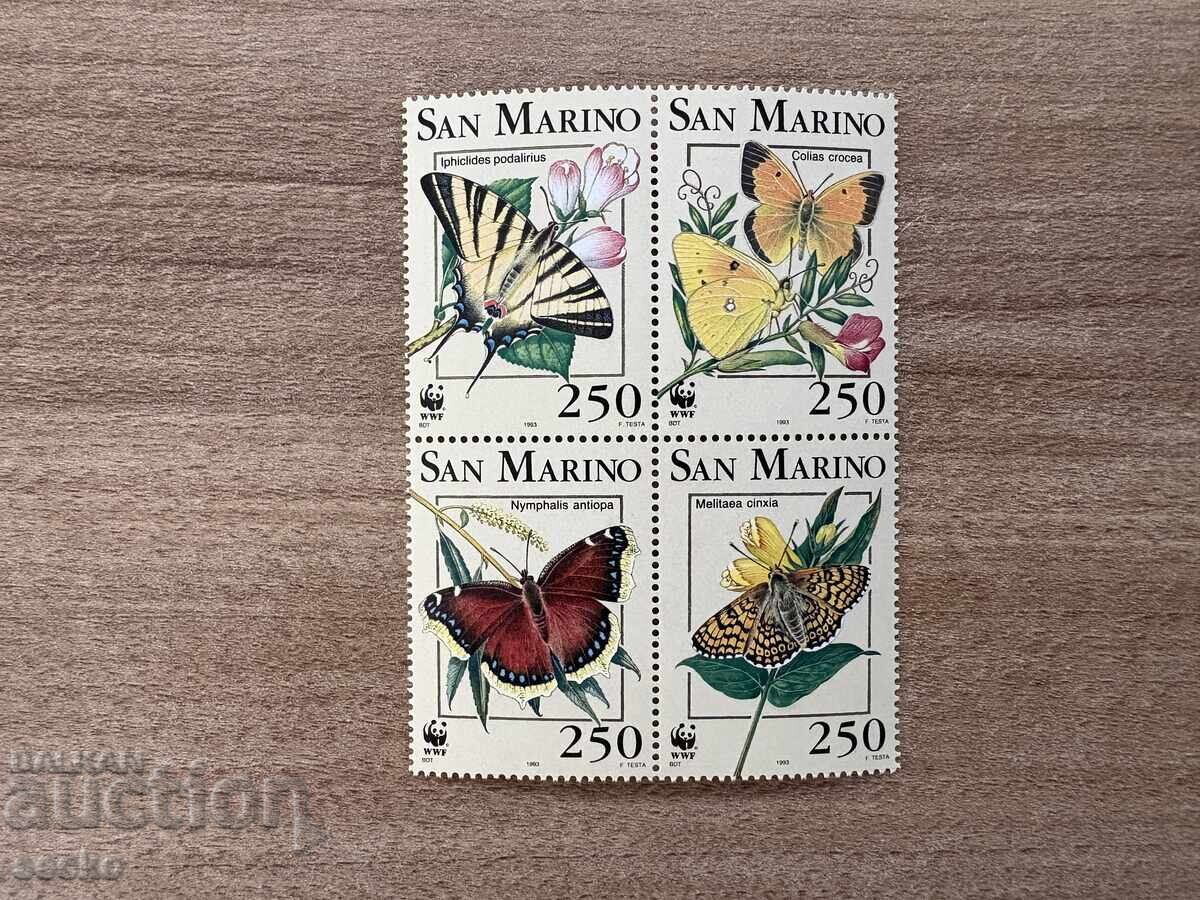 Сан Марино - Пеперуди (1993) MNH
