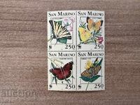 San Marino - Fluturi (1993) MNH