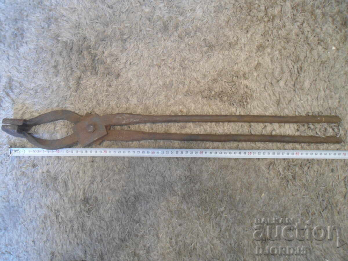 Unealtă artizanală veche, clește, 0,70 cm, 2,600 kg - 7