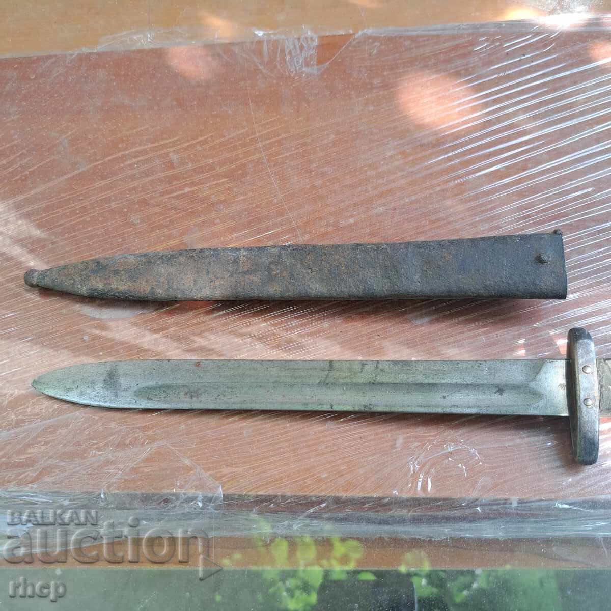 Baionetă Mannlicher M95, fost cuțit de subofițer - 5