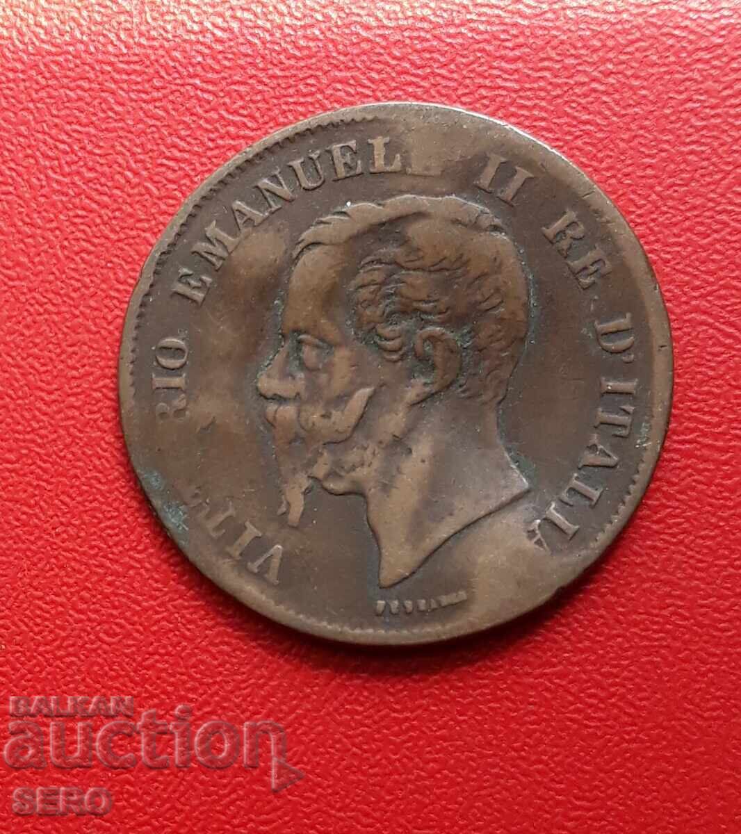 Italy-5 cents 1862 N-Naples with price € 0.41 | 0.80 BGN