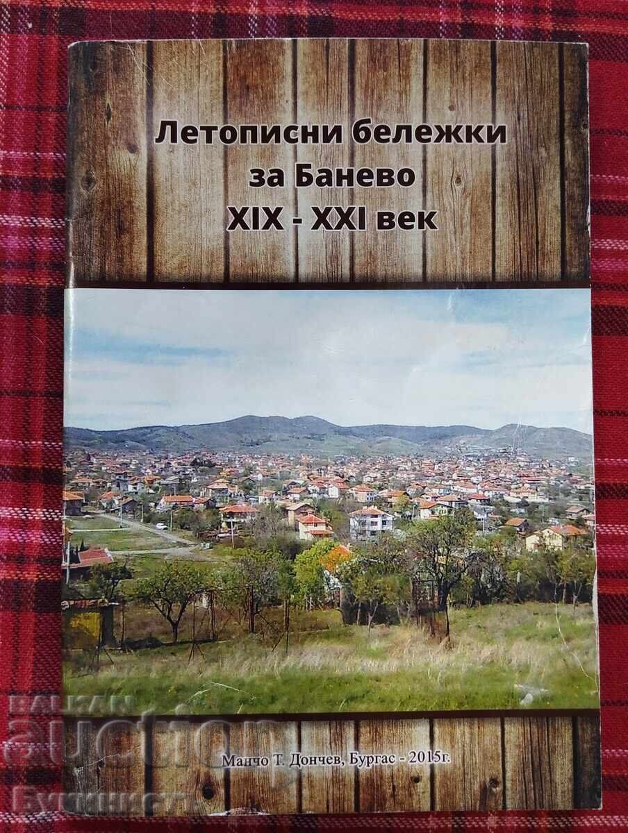 NOTE CRONICLE DESPRE BANEVO SECOLELE XIX - XXI