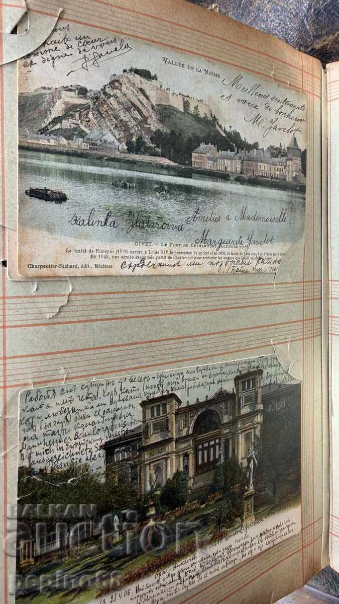 LOT of 150 postcards from Europe with dedications and stamps - 12 LOT of 150 postcards from Europe with dedications and stamps - 12