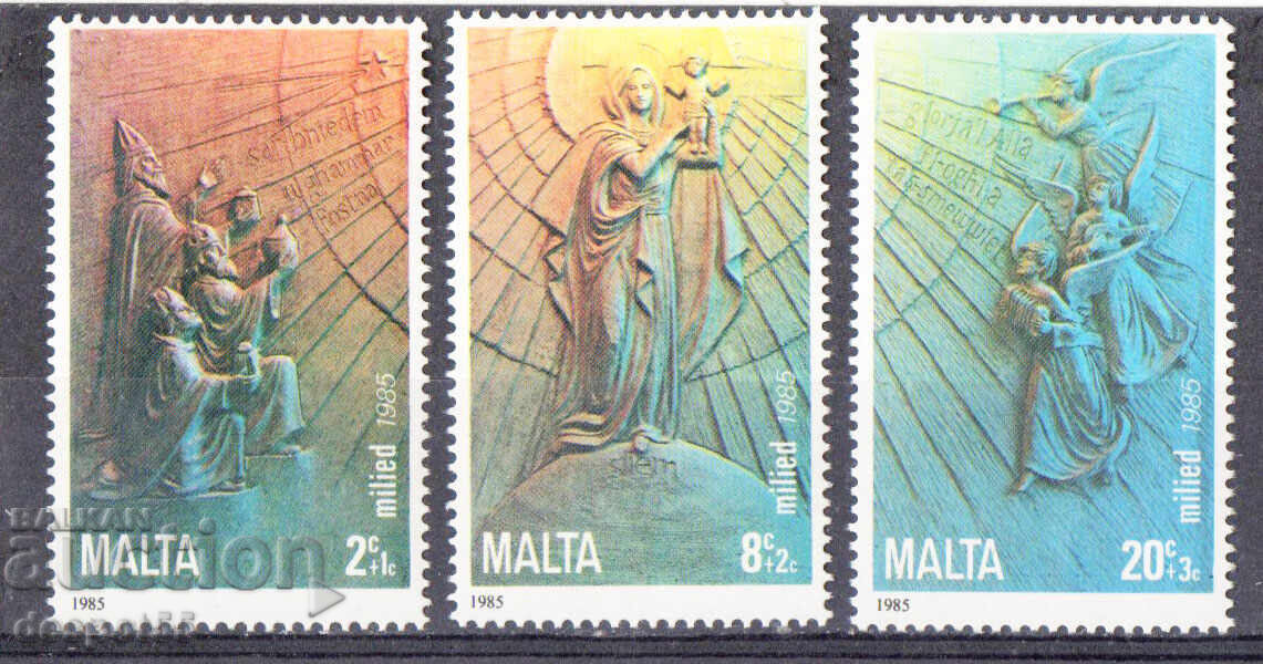 1985. Malta. Mărci poștale de Crăciun 1985. Malta. Mărci poștale de Crăciun